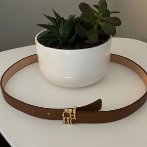 Carolina Herrera Brown Belt size 75 (XS)
